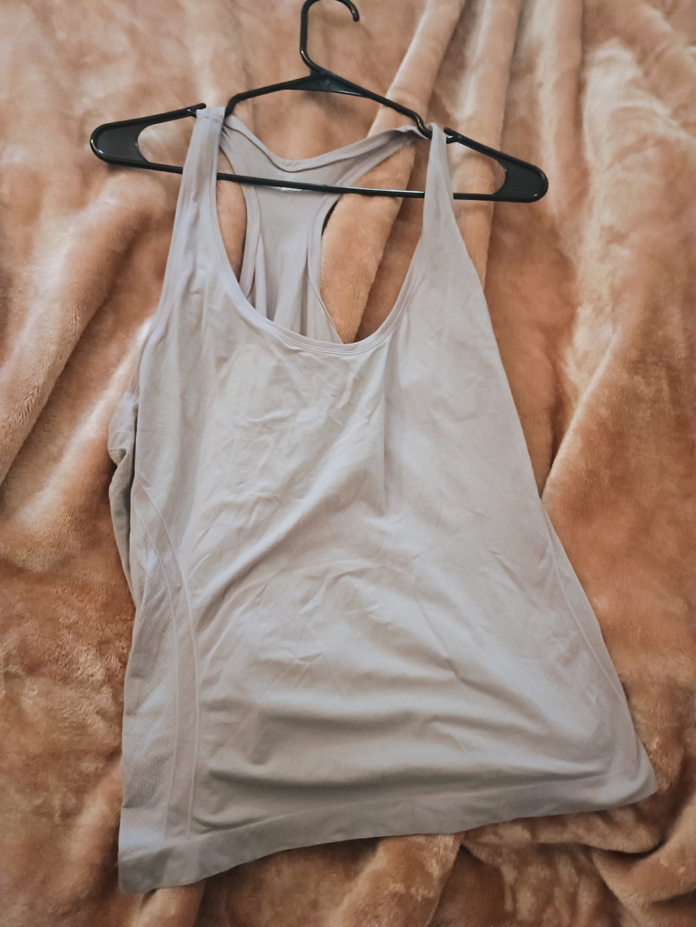 Avia Light Gray Racerback Tank Top